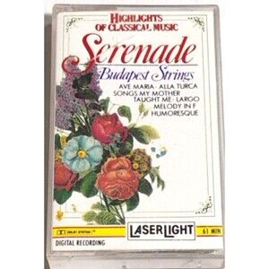 Highlights of Classical Music Cassette Serenade Budapest Strings Vintage Tape